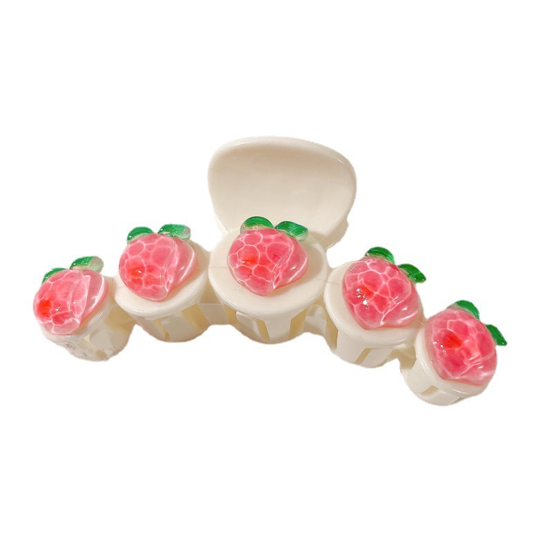 Wholesale Cute Pink Clip Acrylic Butterfly Hairpin